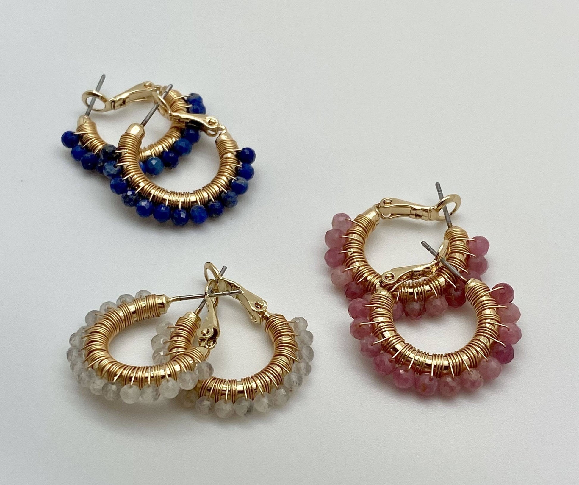 Pismo Mini Hoops ~ Salty Stones SALTY CALI