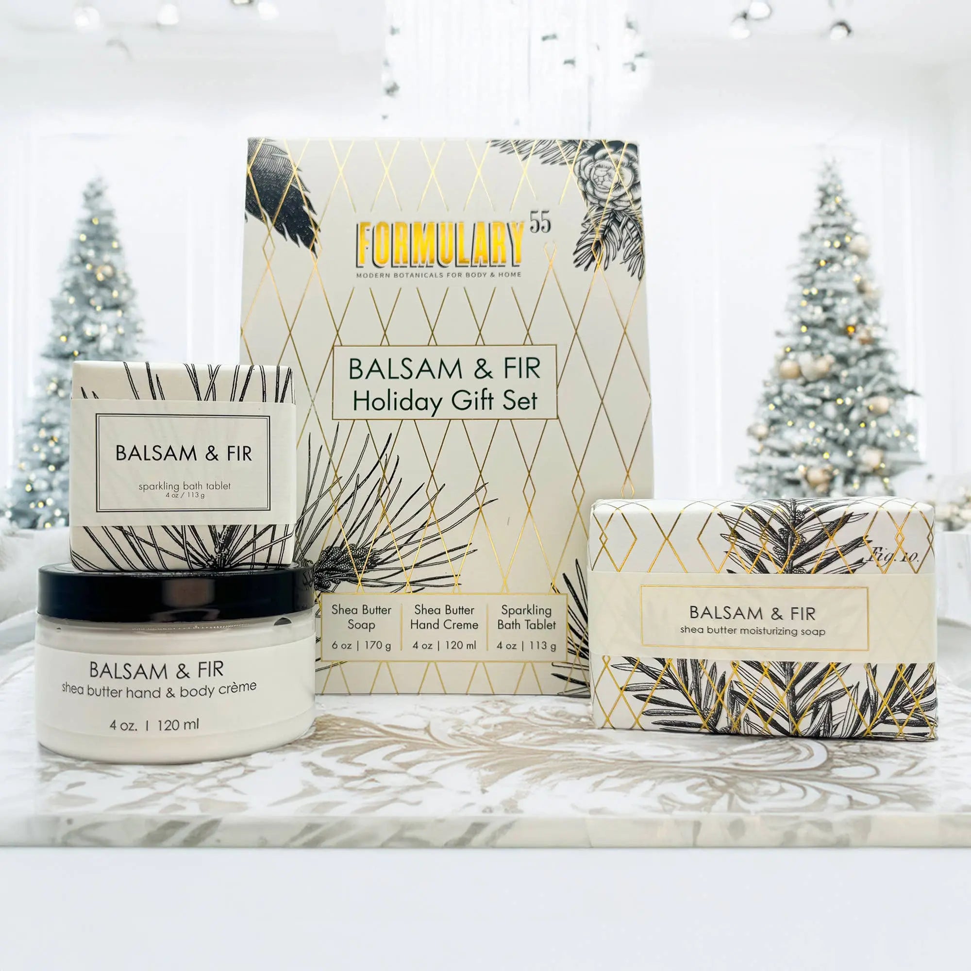 Balsam & Fir Christmas Gift Set Formulary 55