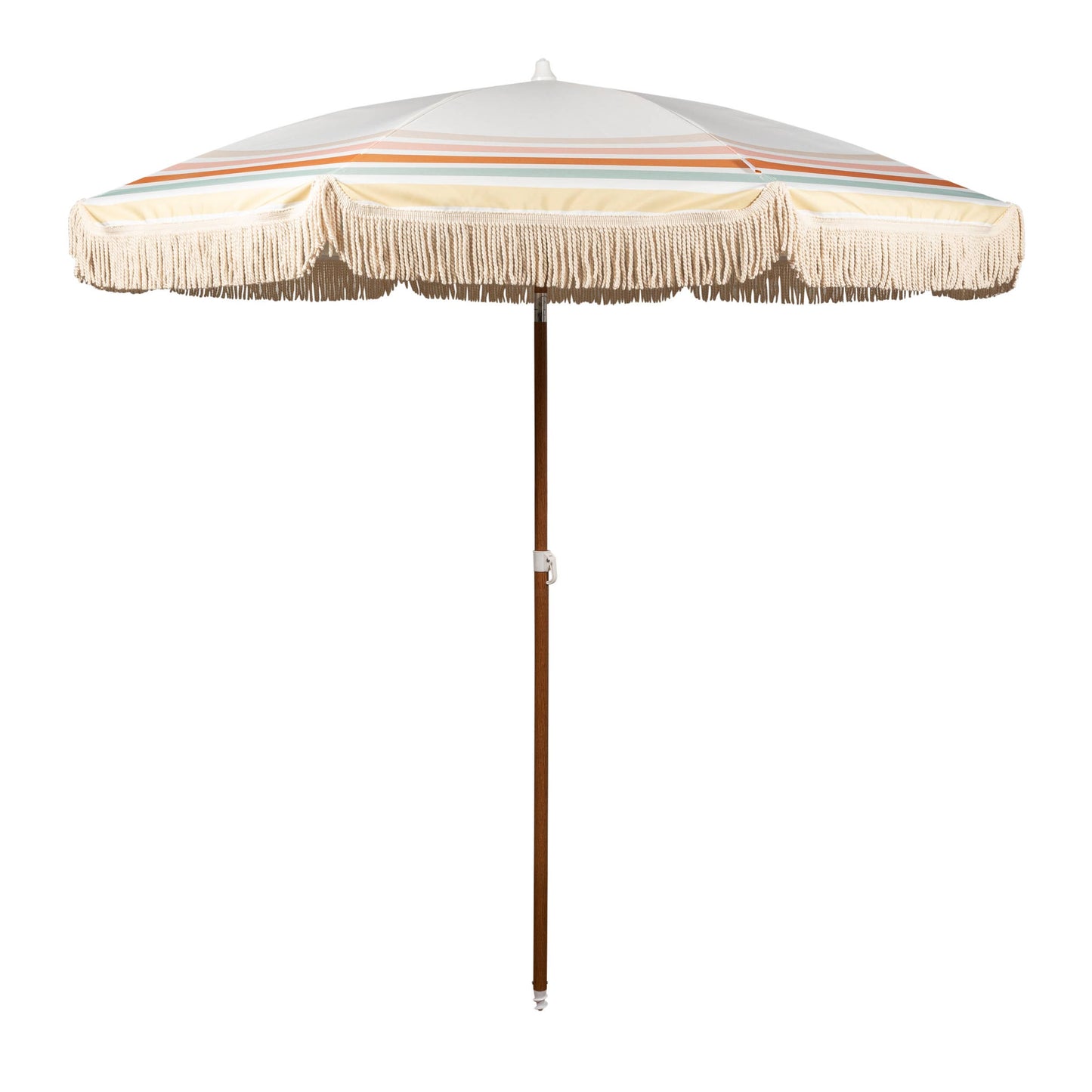 Beach State Summerland Beach Umbrella - Waikiki Stripes