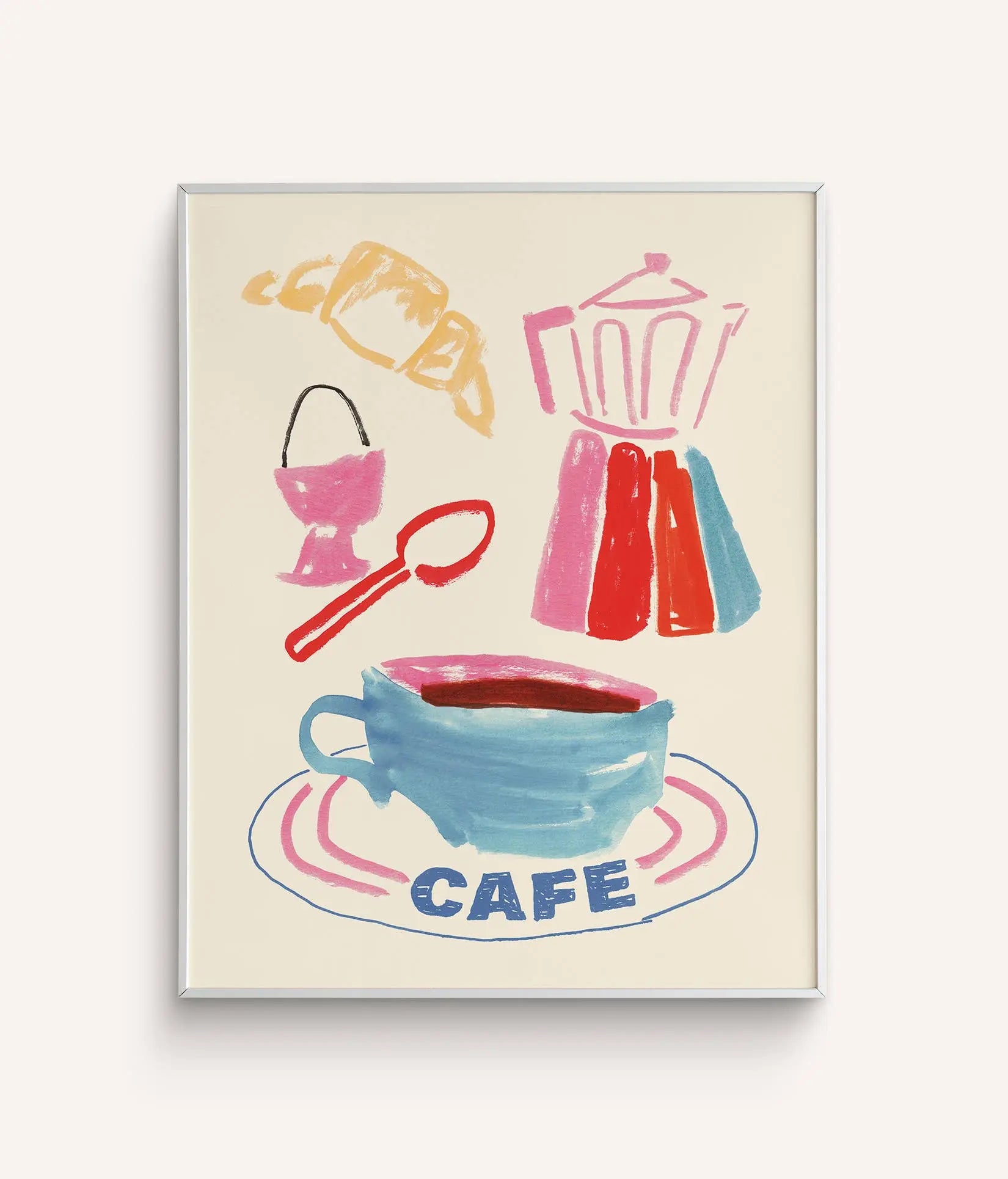 "Cafe Color" Art Print Phthalo Ruth