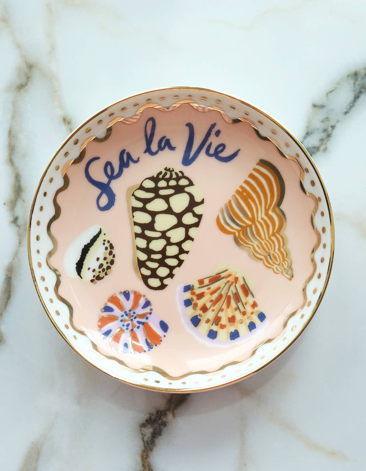 Porcelain Trinket Dish | Sea La Vie Idlewild Co.