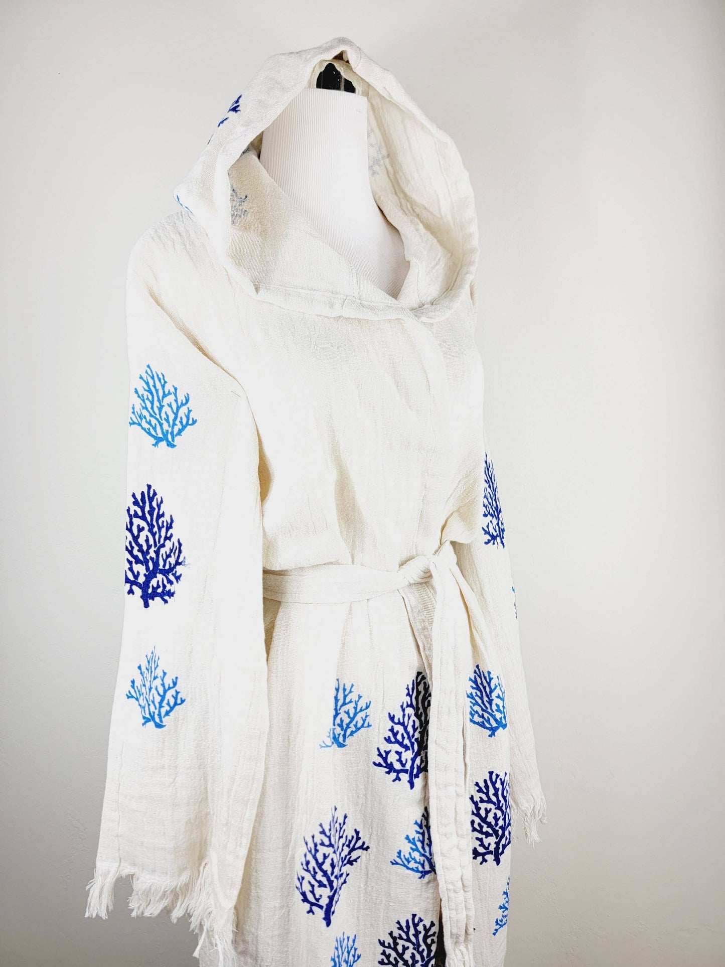 Muslin Robe, Beach robe, Bath robe and spa, Unisex Robe  