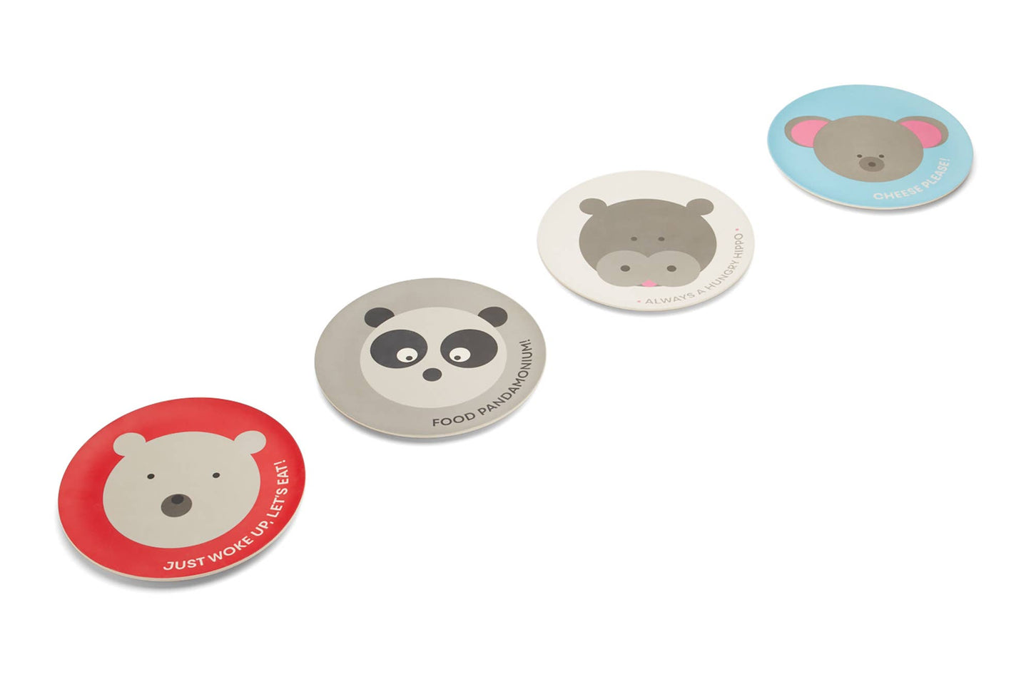 Animal Plates, Set of 4