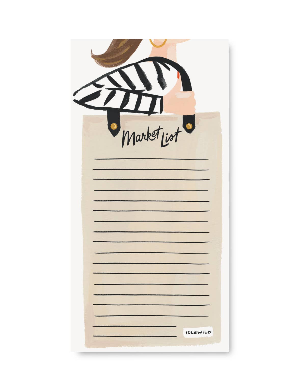 Magnetic Market List Notepad | Canvas Tote Idlewild Co.