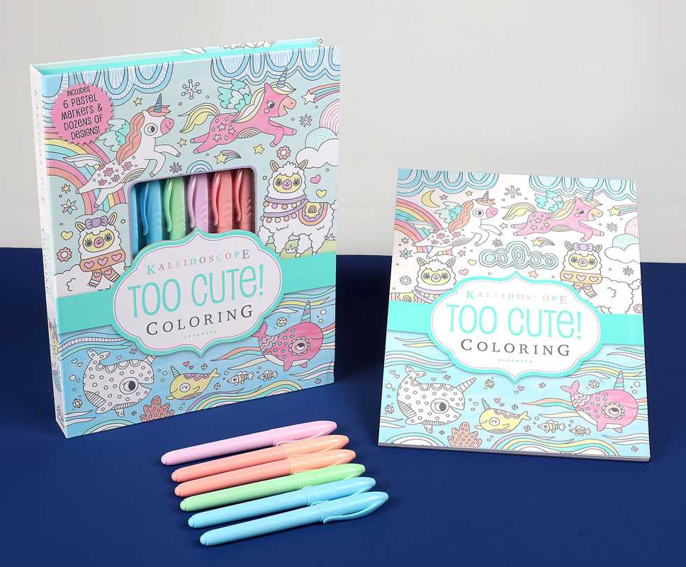 Kaleidoscope: Too Cute! Coloring by Simon & Schuster