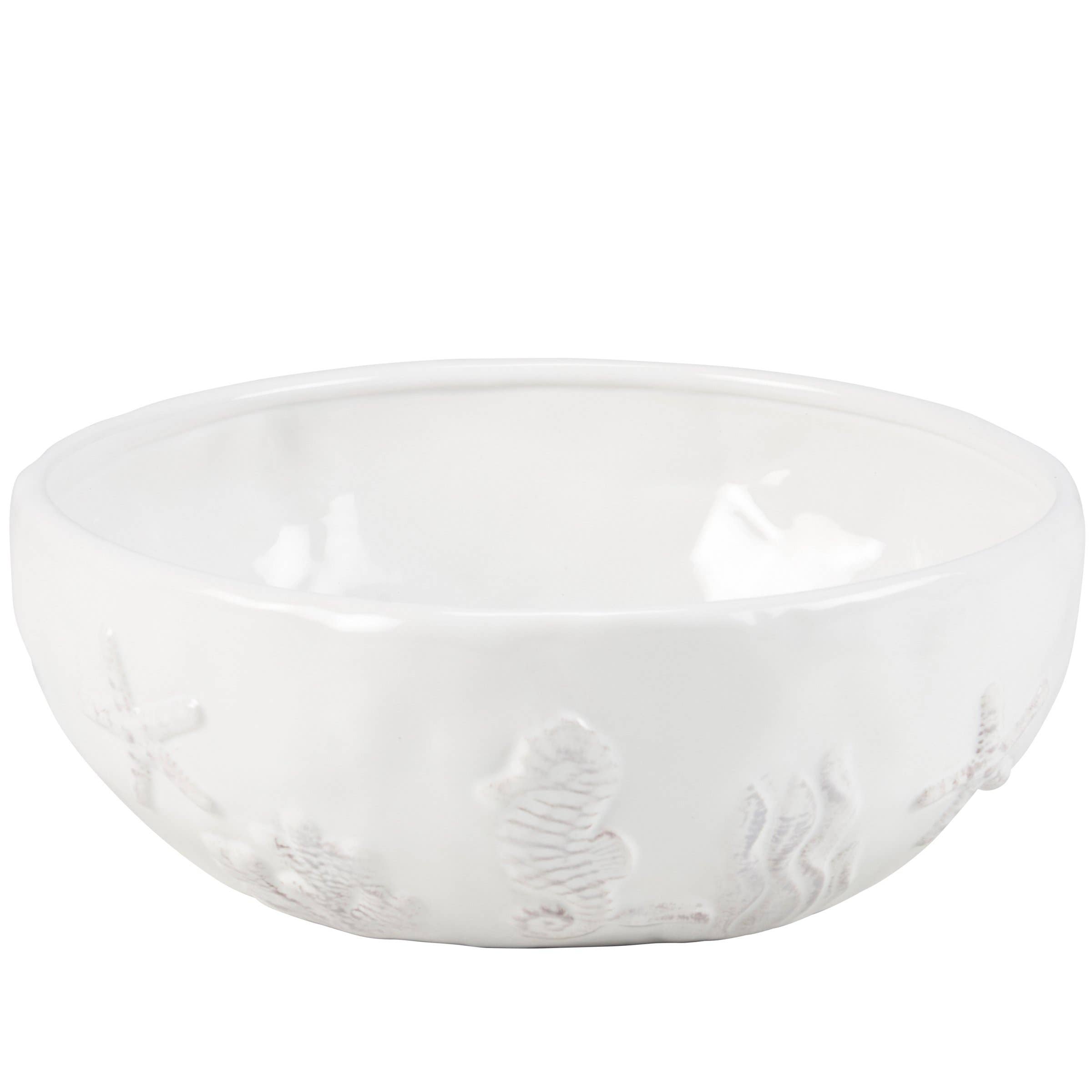 Embossed Beach Serving Bowl