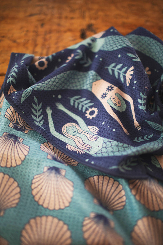 Mermaids | Kitchen Tea Towel Quick Dry Trek Light