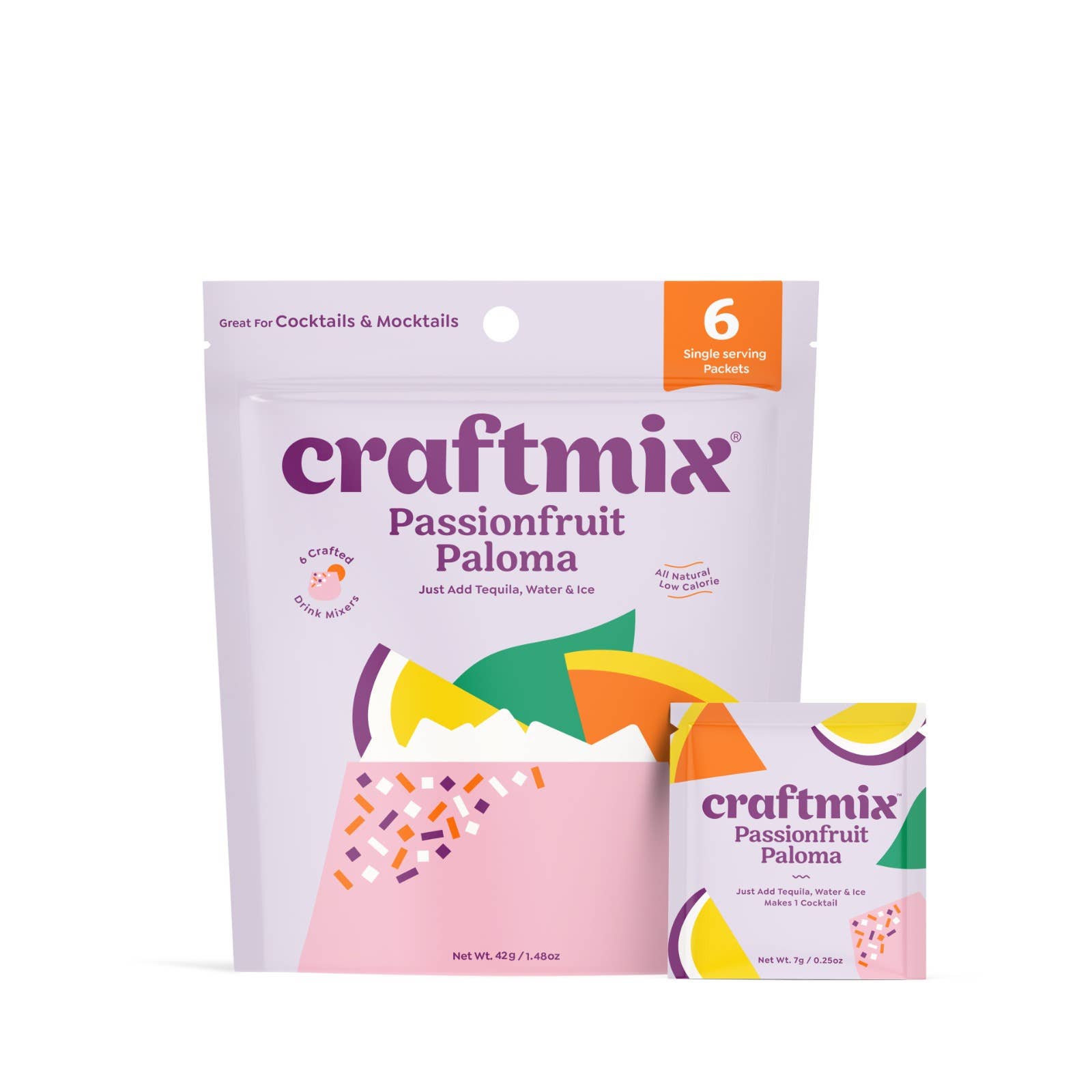 Passionfruit Paloma Cocktail Mixer - 6 Servings Multipack Craftmix