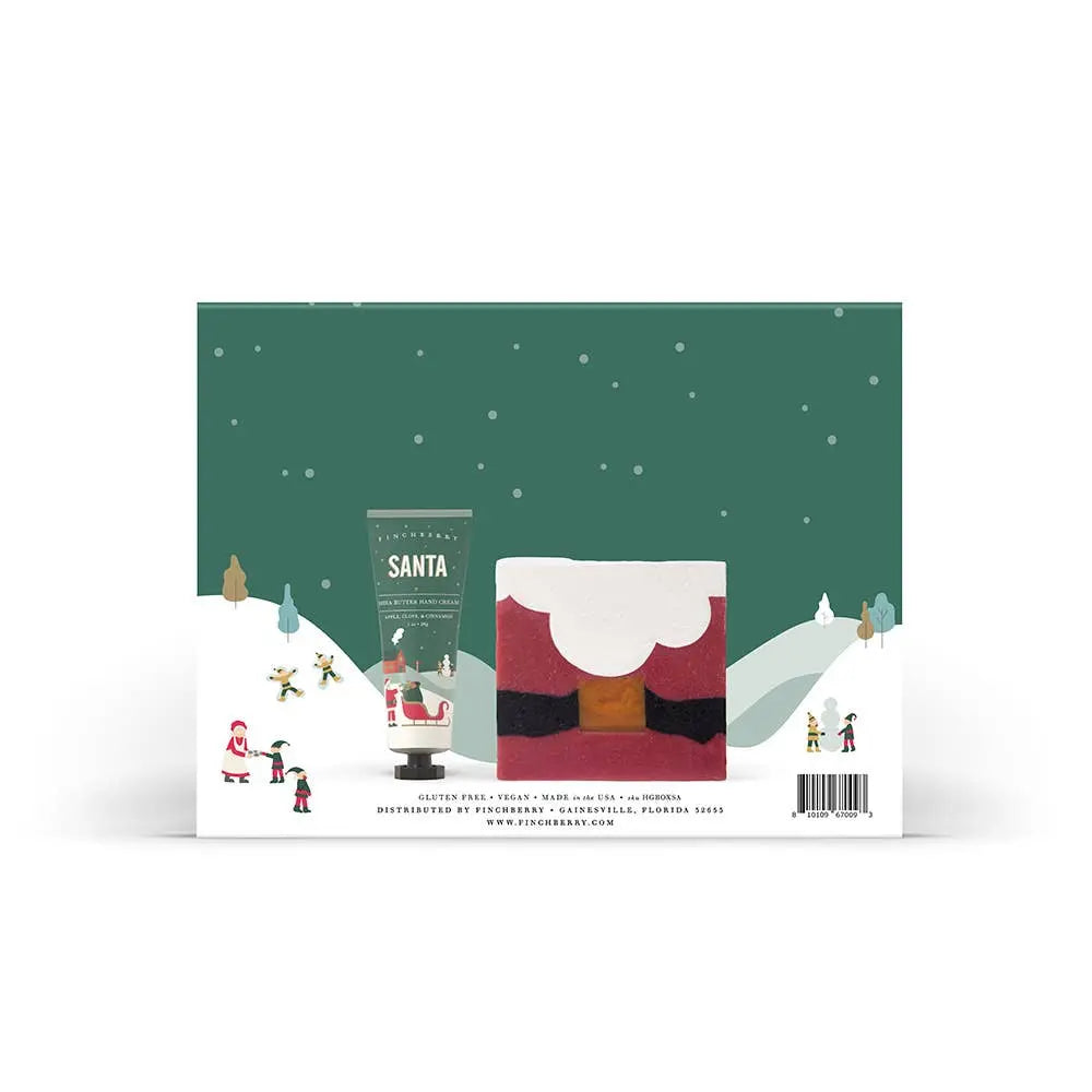 Santa 2 Pc Bath & Body Holiday Gift Set FinchBerry
