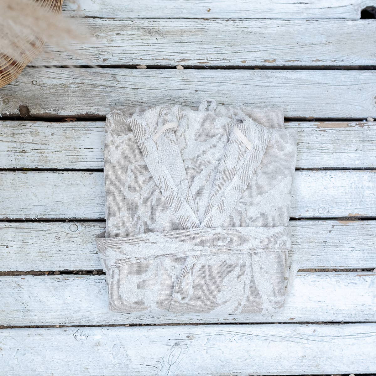 Raised Terry Bathrobe Turkish Cotton Light Quick-dry Resort Kikoya