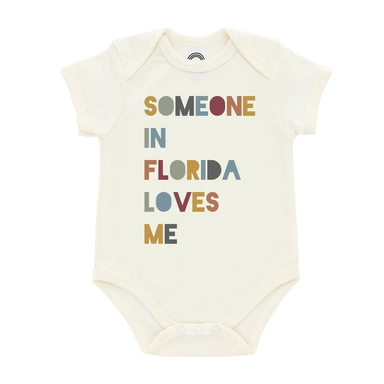 Someone in FL Loves Me Florida Baby Gift Cotton Onesie Emerson and Friends