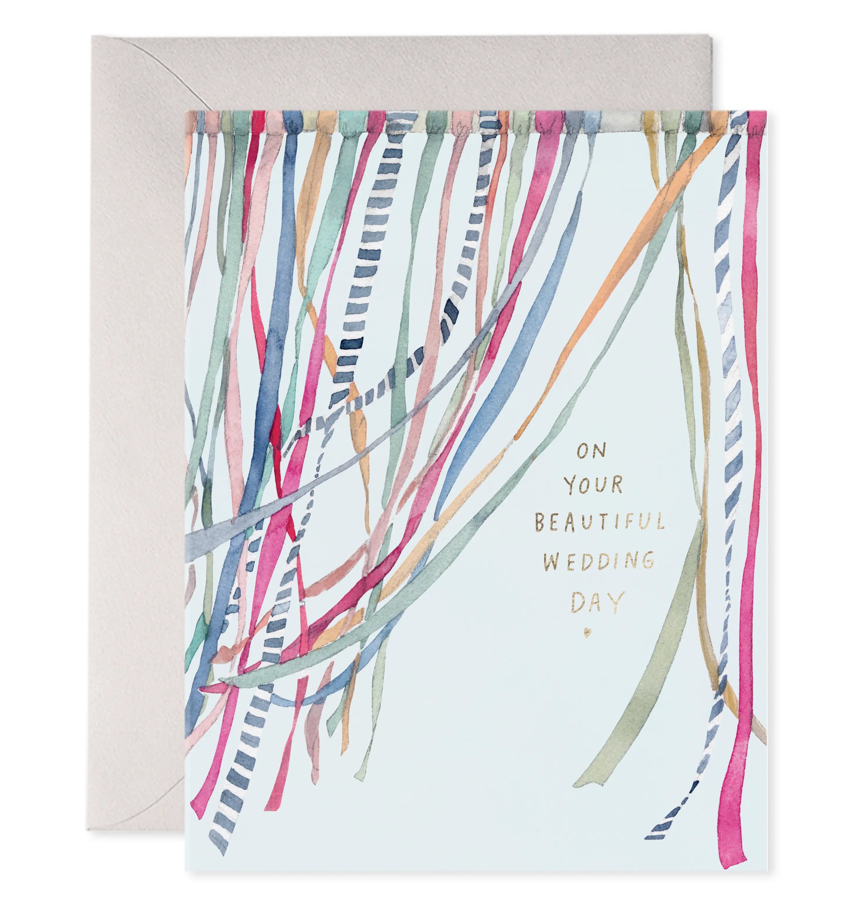 Wedding Ribbons Greeting Card E. Frances Paper