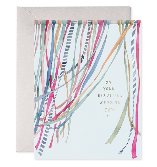 Wedding Ribbons Greeting Card E. Frances Paper