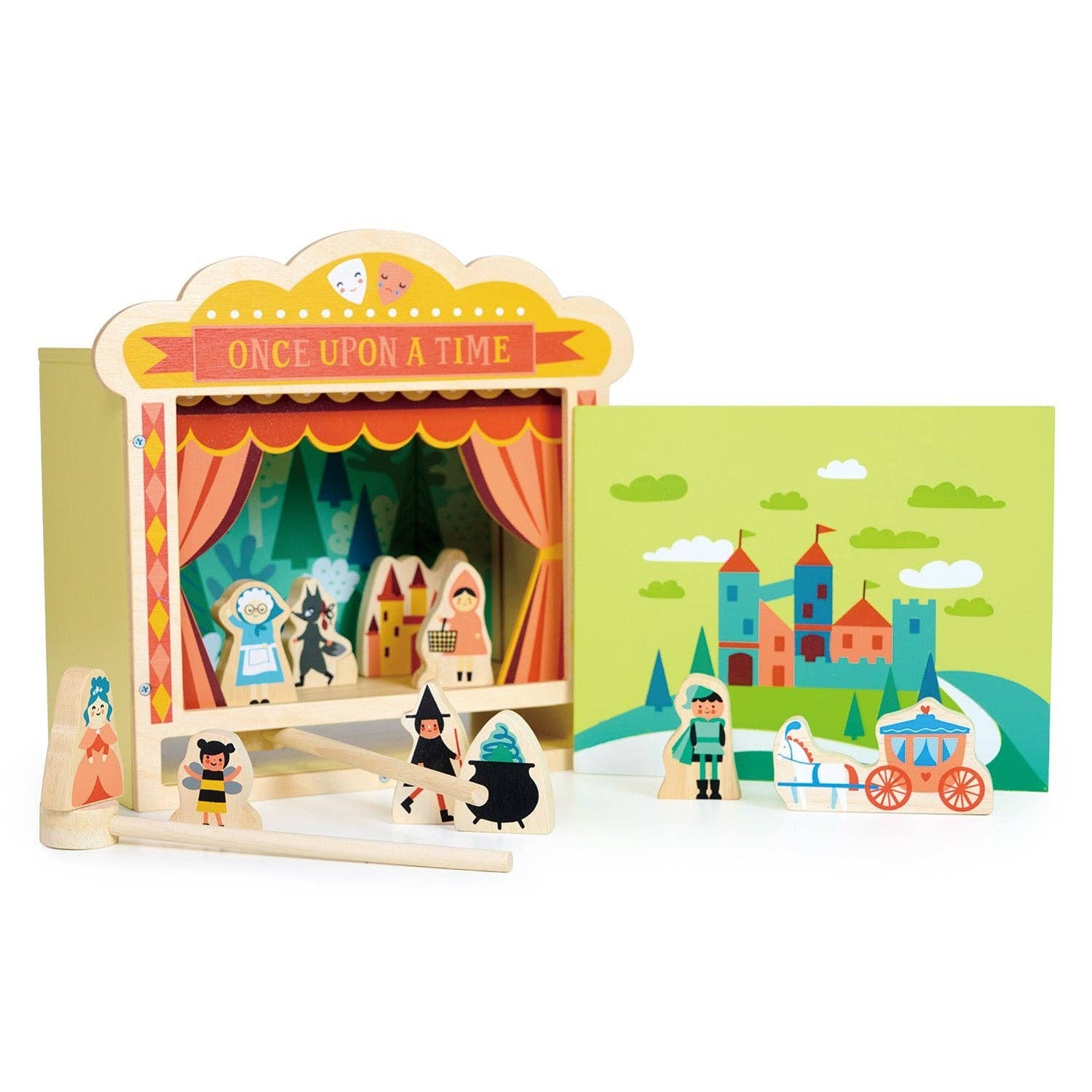 Wooden Tabletop Theater Mentari Toys