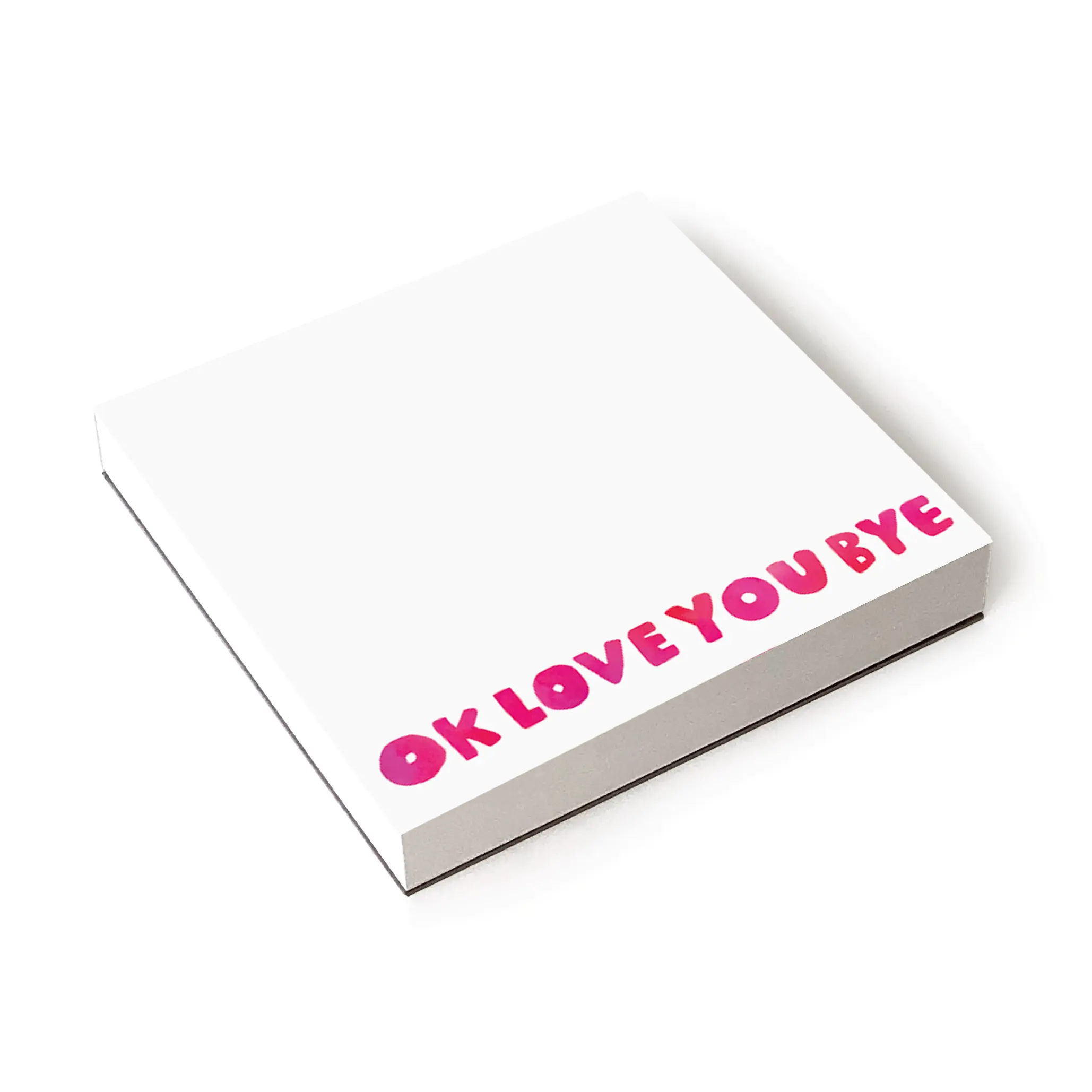 Okloveyoubye Chunky Notepad E. Frances Paper