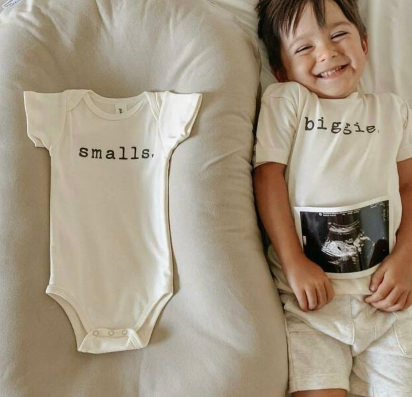 Smalls Baby graphic organic bodysuit