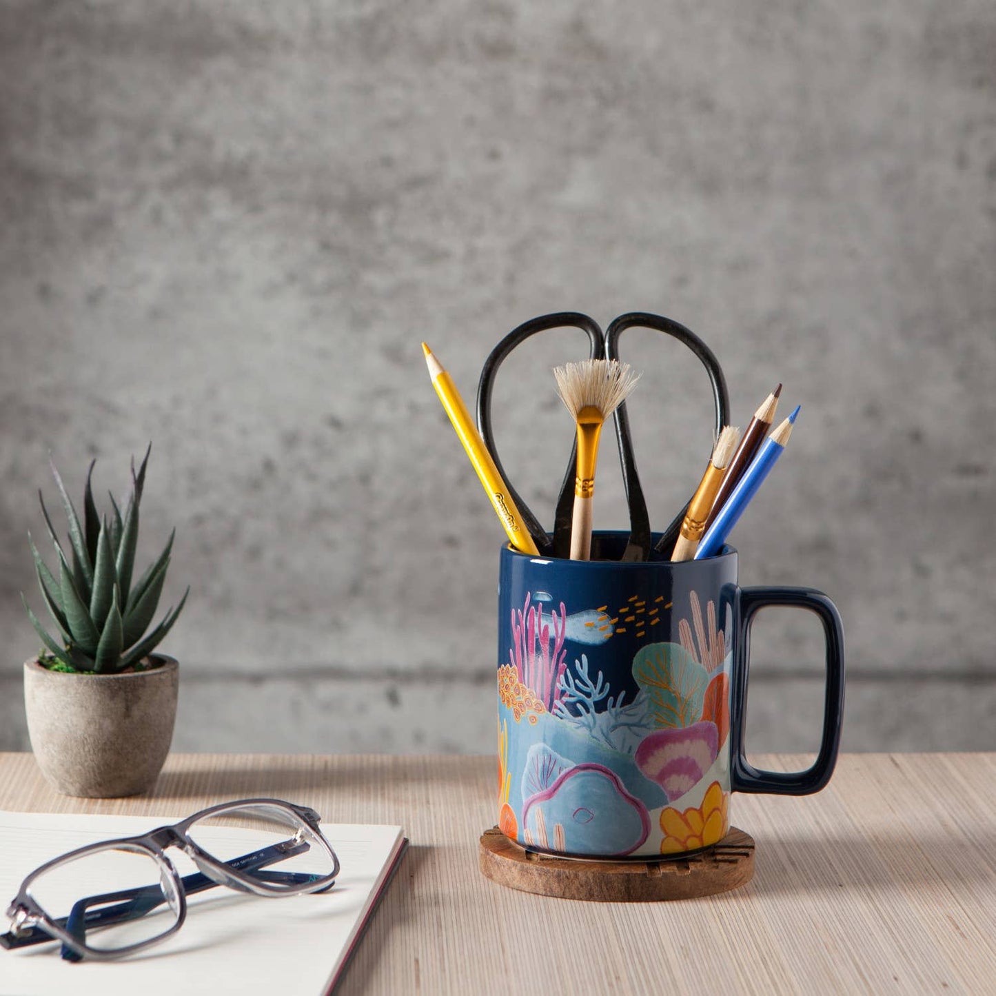 Neptune Ceramic Studio Mug 14 oz Danica Studio