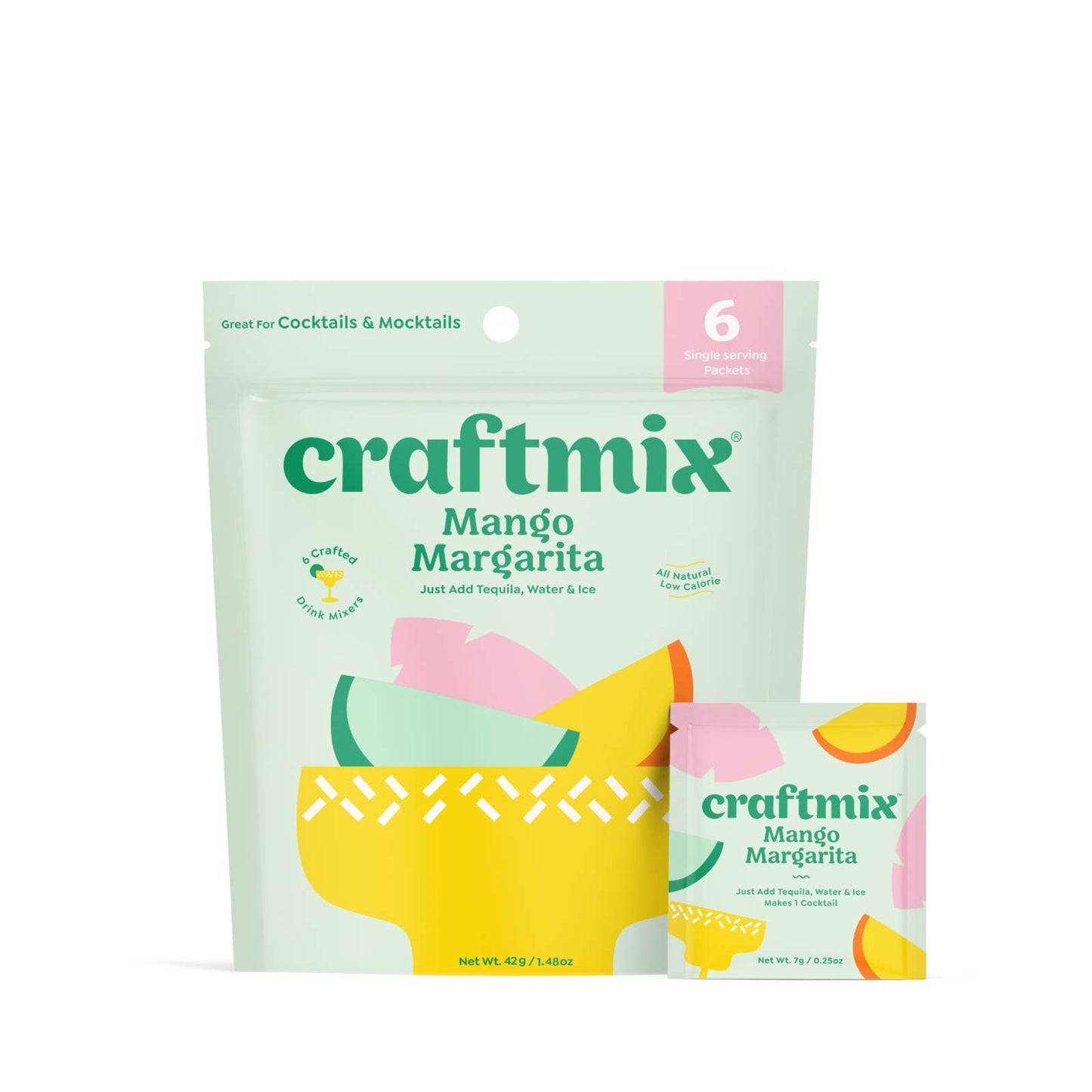 Mango Margarita Cocktail Mixer - 6 Servings Multipack Craftmix