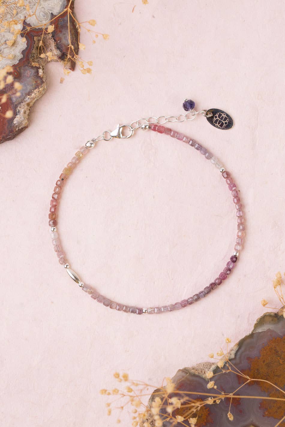Celestial 7.5-8.5" Spinel Simple Bracelet