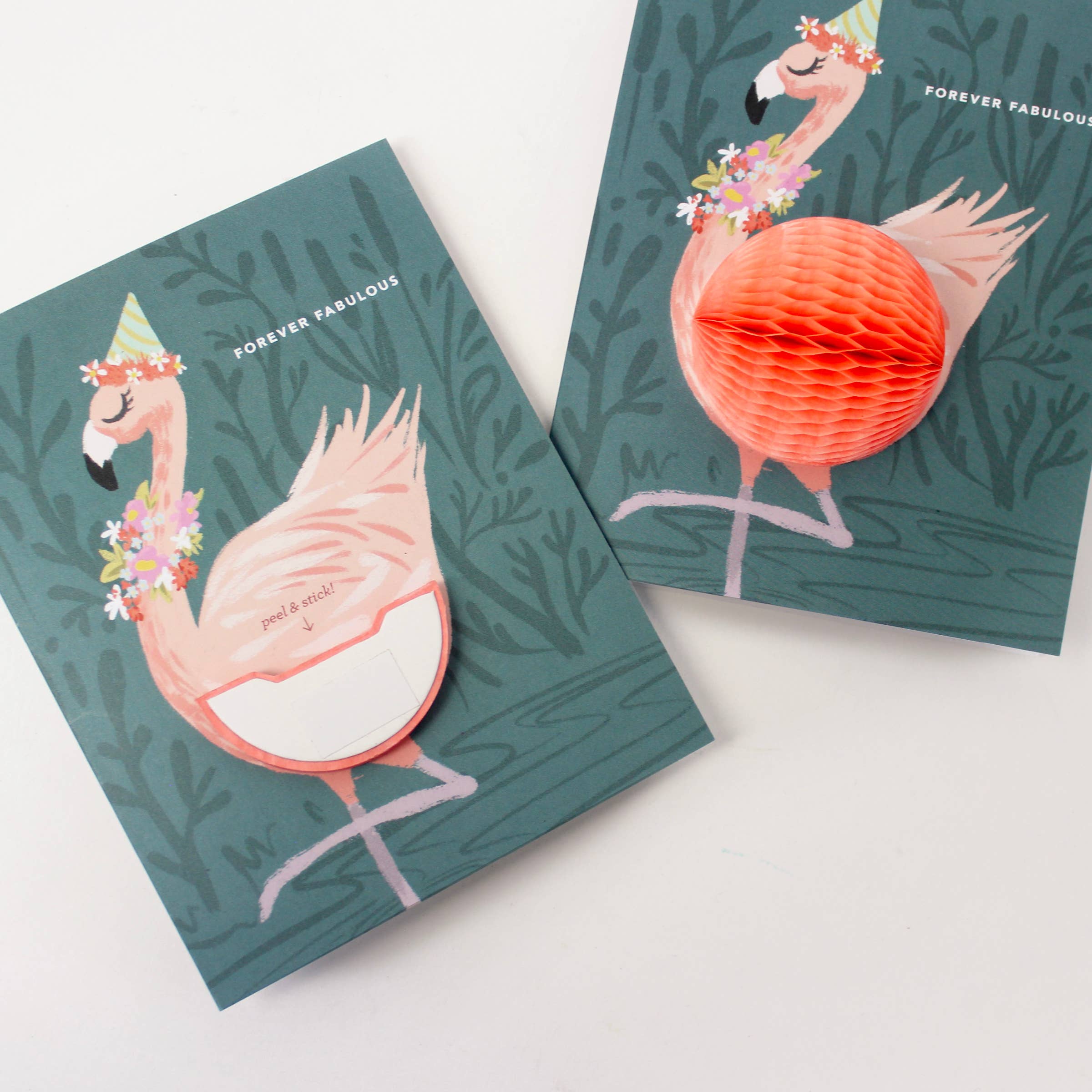 Flamingo Birthday Pop-up Card
