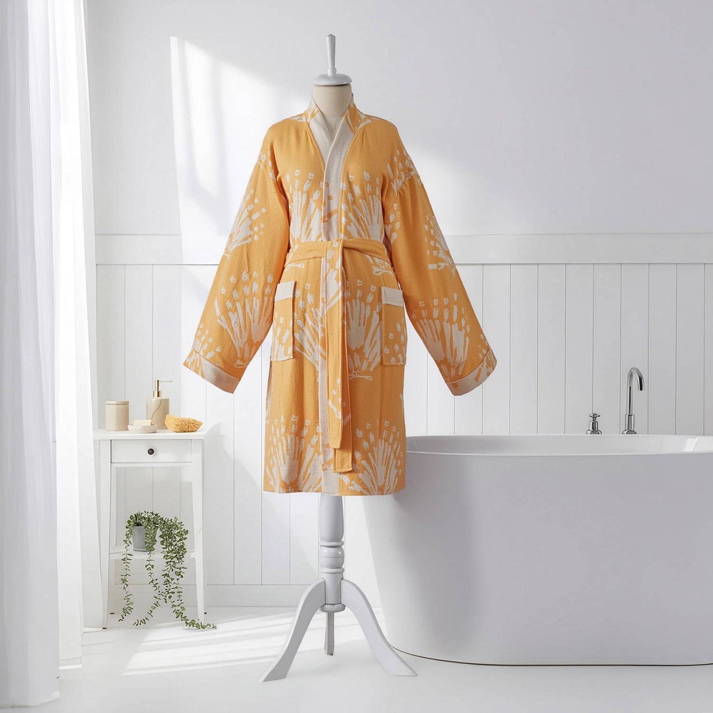 Bathrobe Turkish Cotton Kimono Robe Kikoya