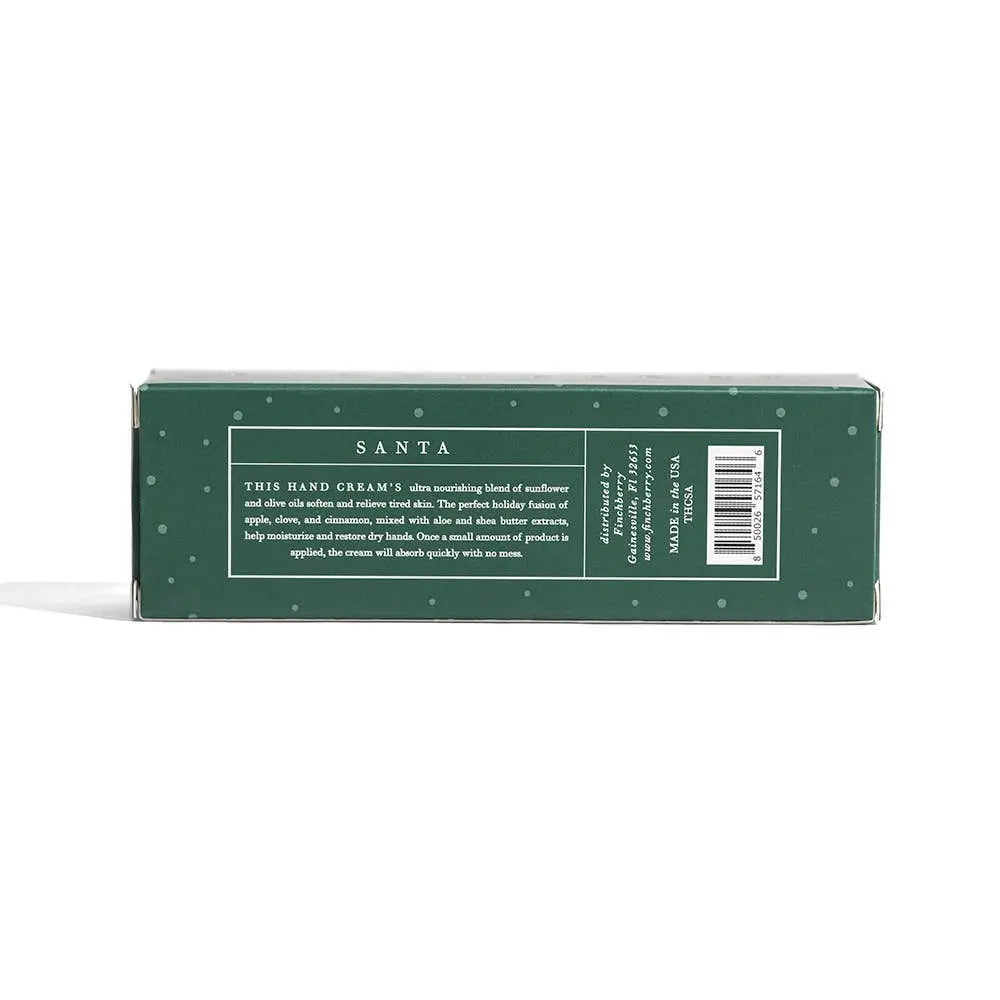 Santa Hydrating Travel Size Holiday Hand Cream FinchBerry