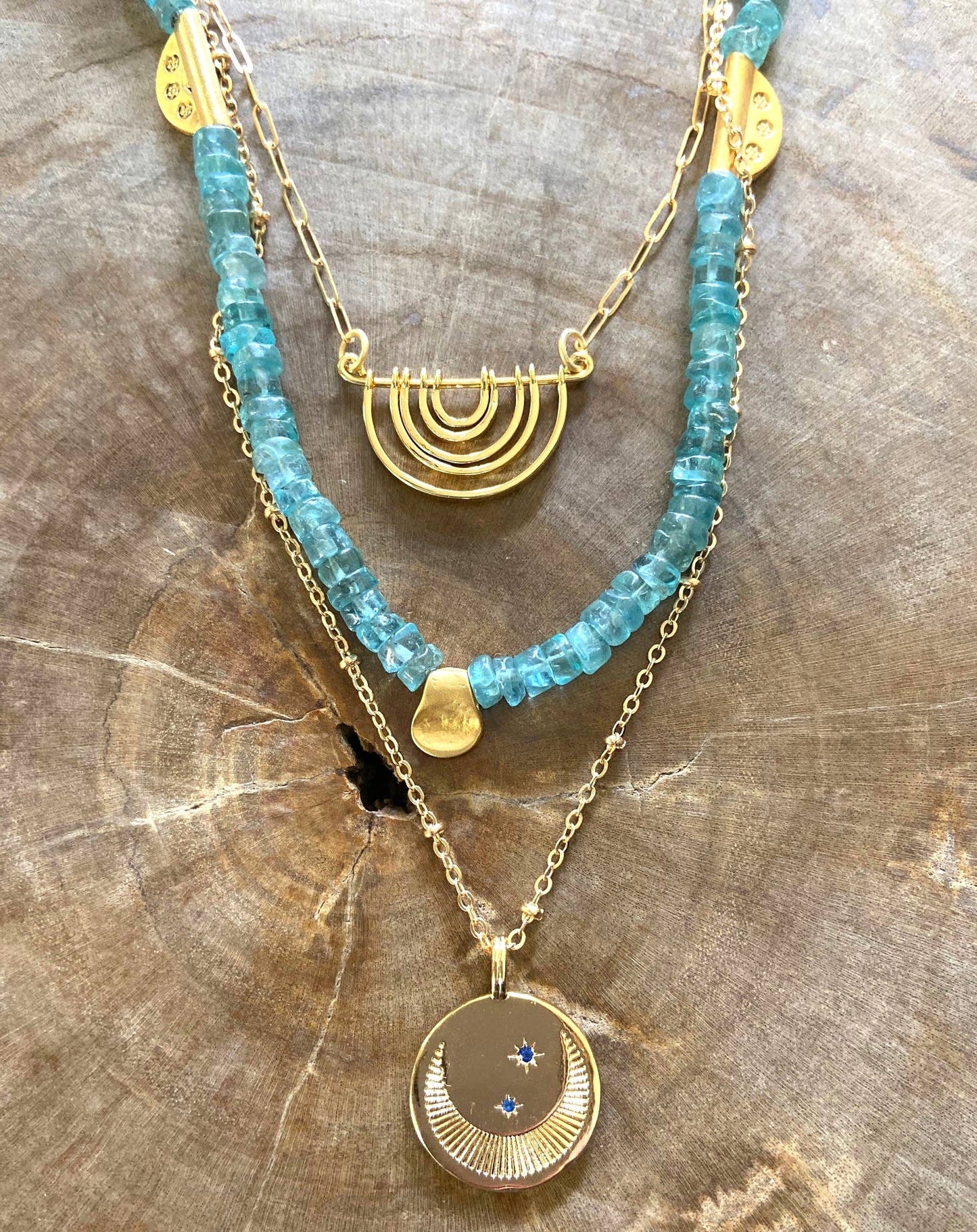 Mini Rainbow Charm Necklace