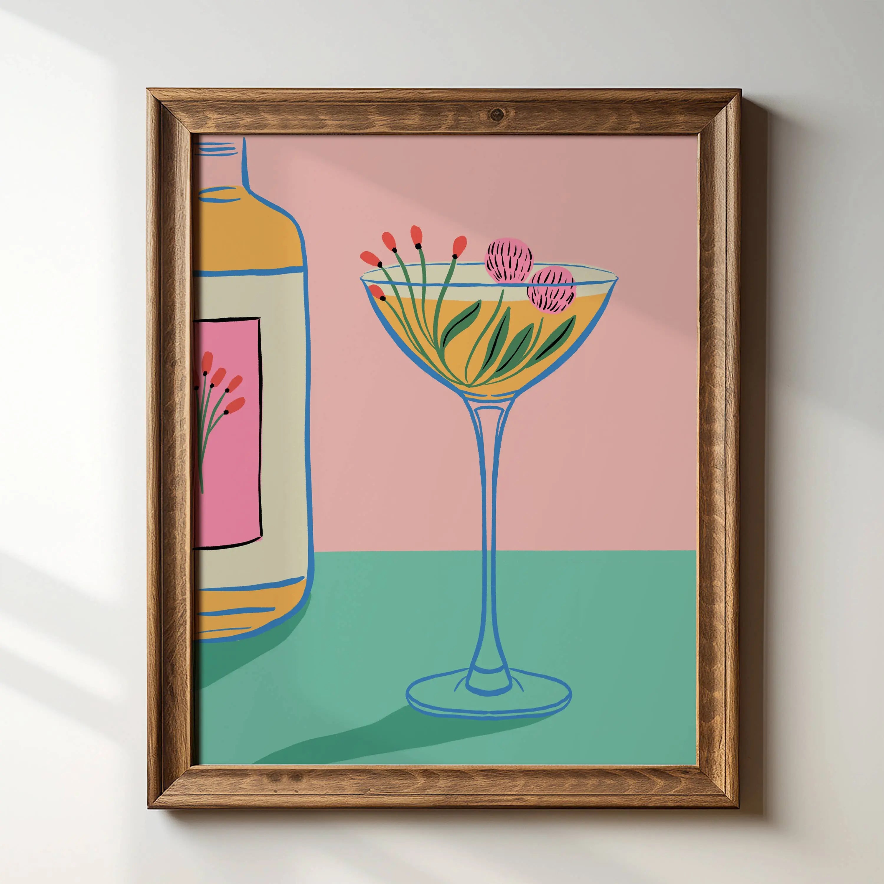 "Vintage Cocktail" 8" x 10" Giclée Art Print Tara Reed
