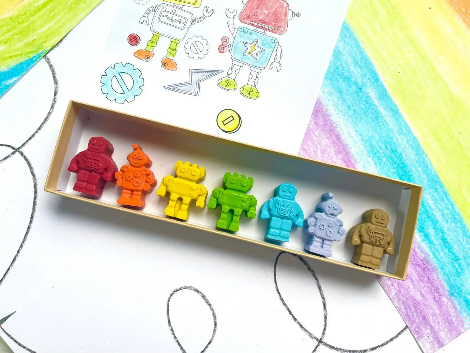 Robot Crayons Gift Box KagesKrayons