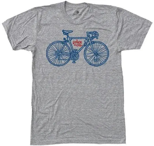 Bike Shirt - Heather Grey The Poster List
