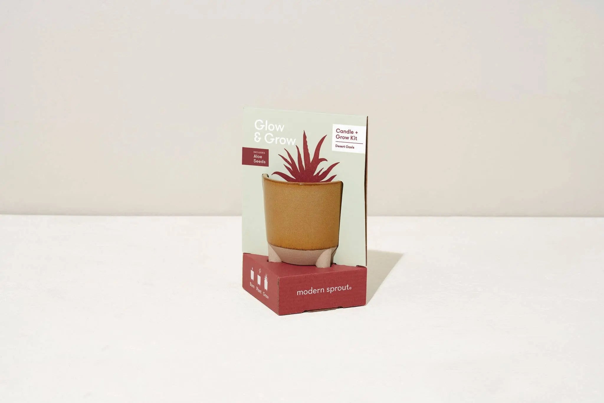 Glow & Grow 2-in-1 Candle + Grow Kit Modern Sprout