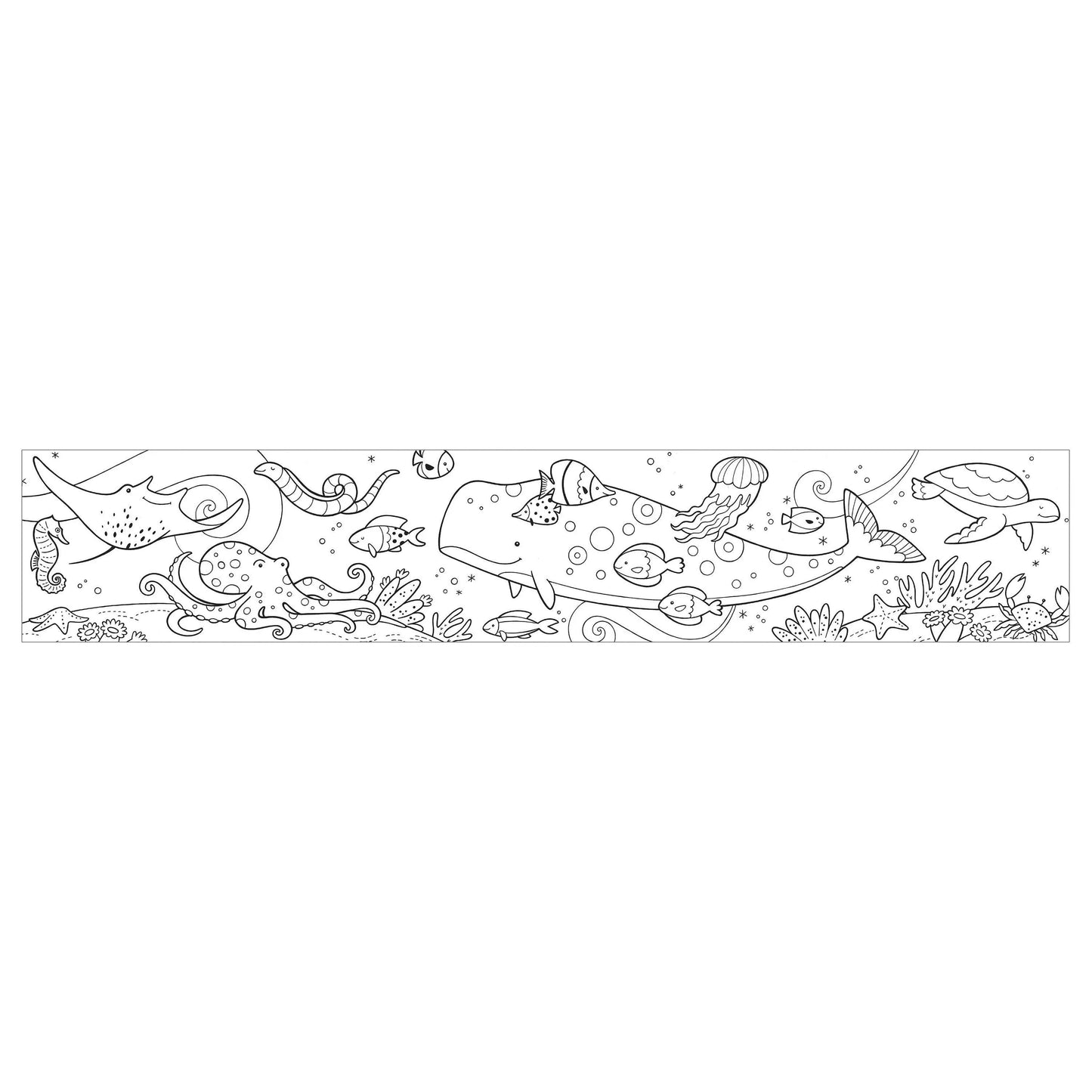 Under The Sea Mini Coloring Roll Chronicle Books