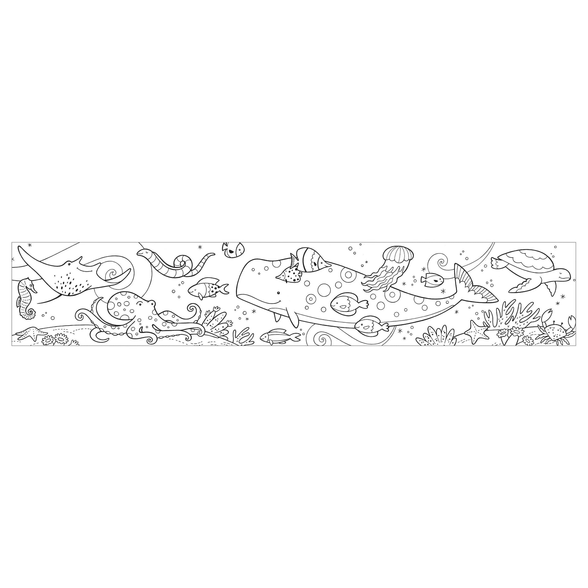 Under The Sea Mini Coloring Roll Chronicle Books