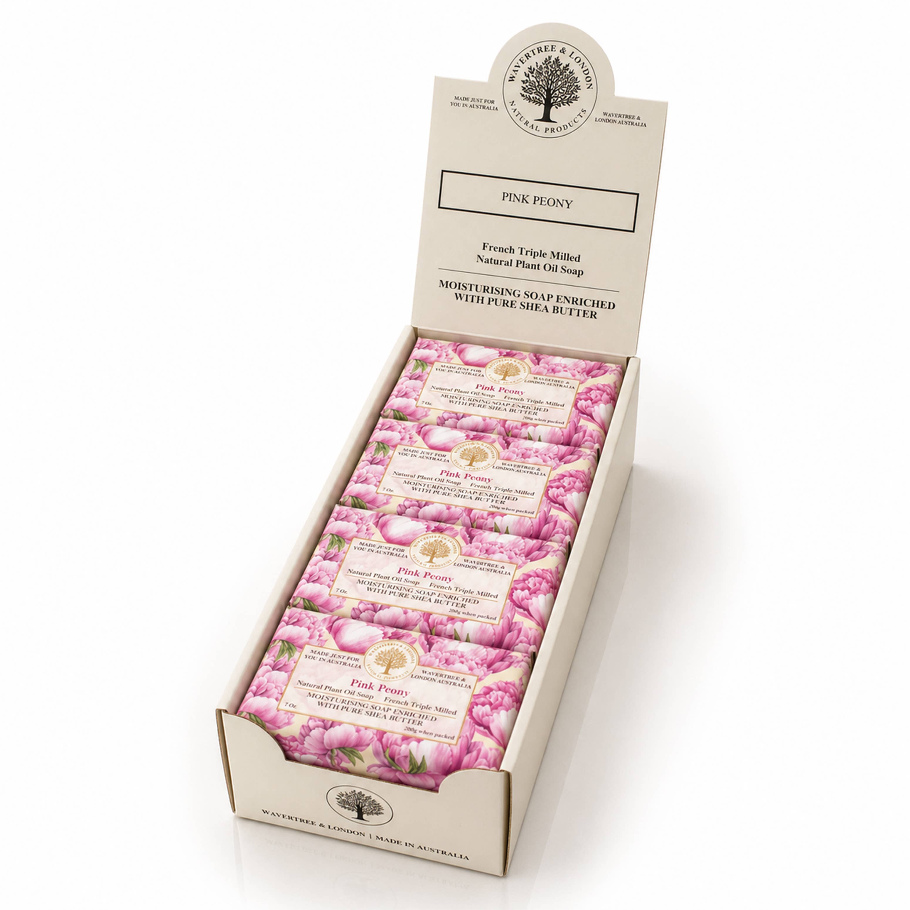 Pink Peony Luxury Soap Bar