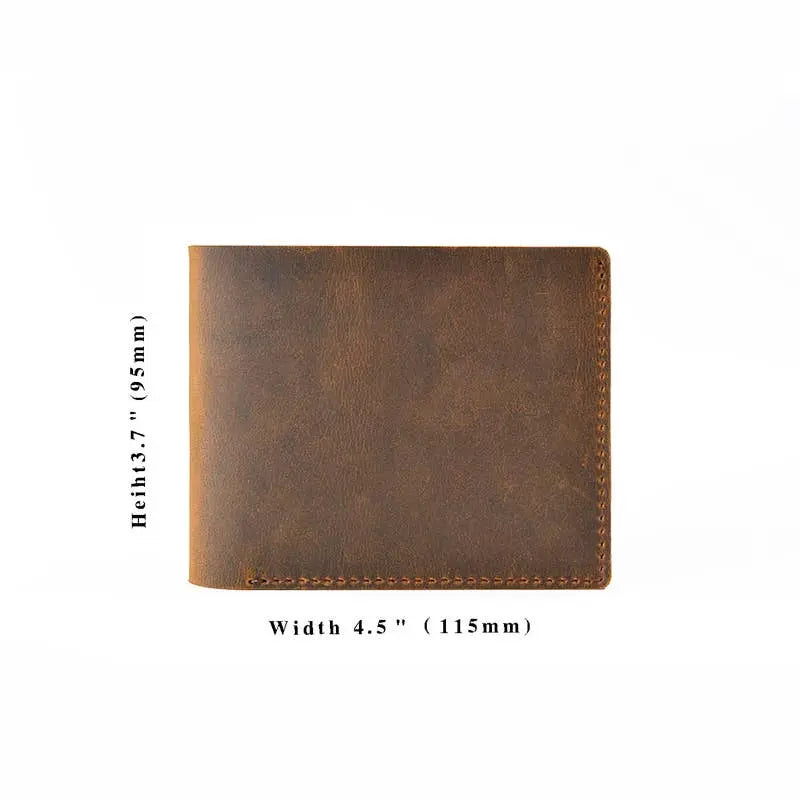 Leather Wallet,  Bifold Wallet, Handmade Wallet for Men American Leather Goods