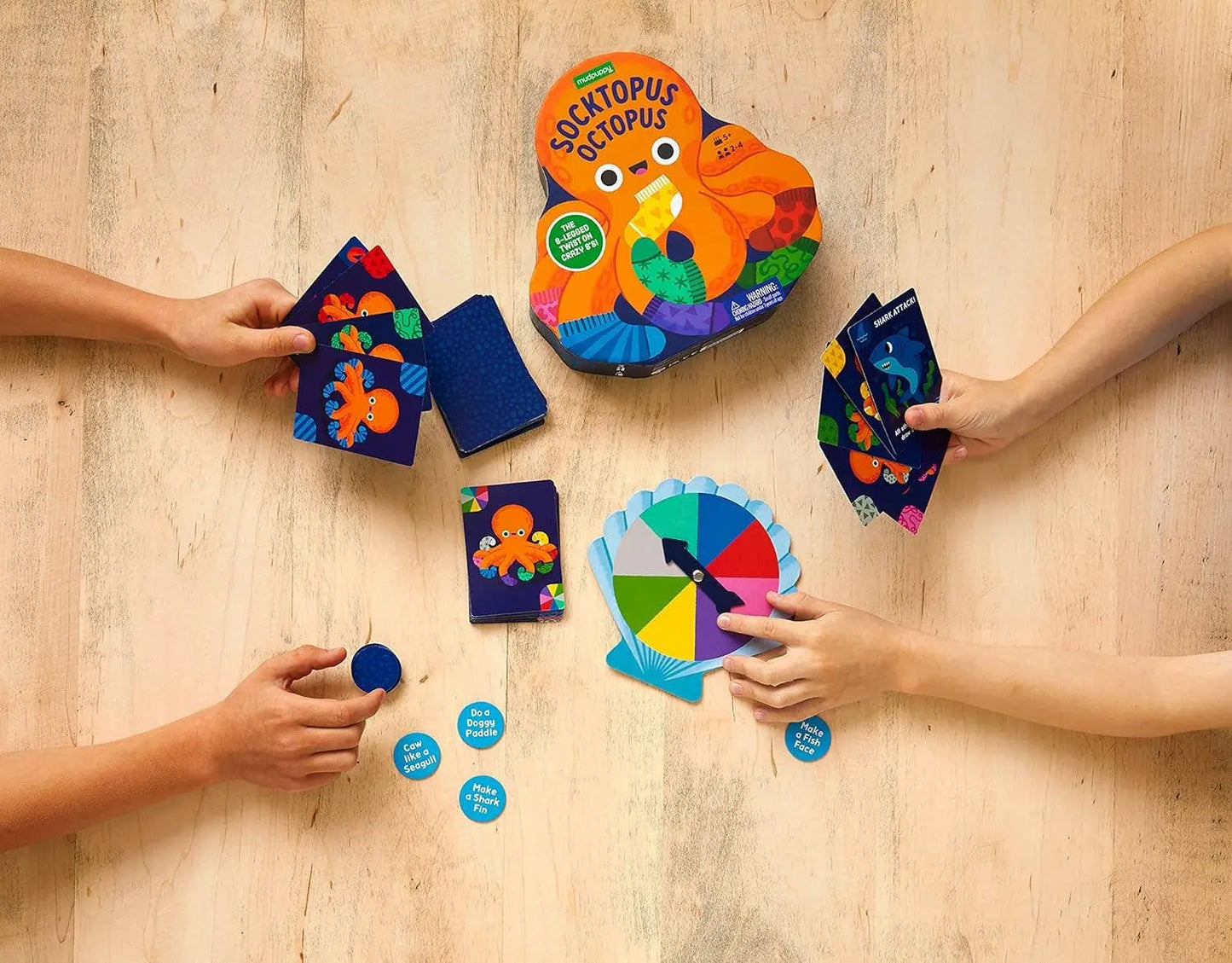 Socktopus Octopus Shaped Box Game Chronicle Books