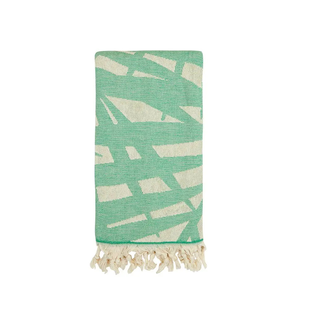Palm Leaf Turkish Cotton Terry Beach Bath Towels Lake Pool Kikoya