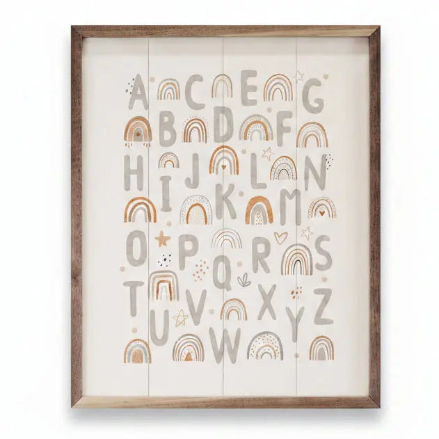 Boho Watercolor Alphabet By Allure Art Kendrick Home