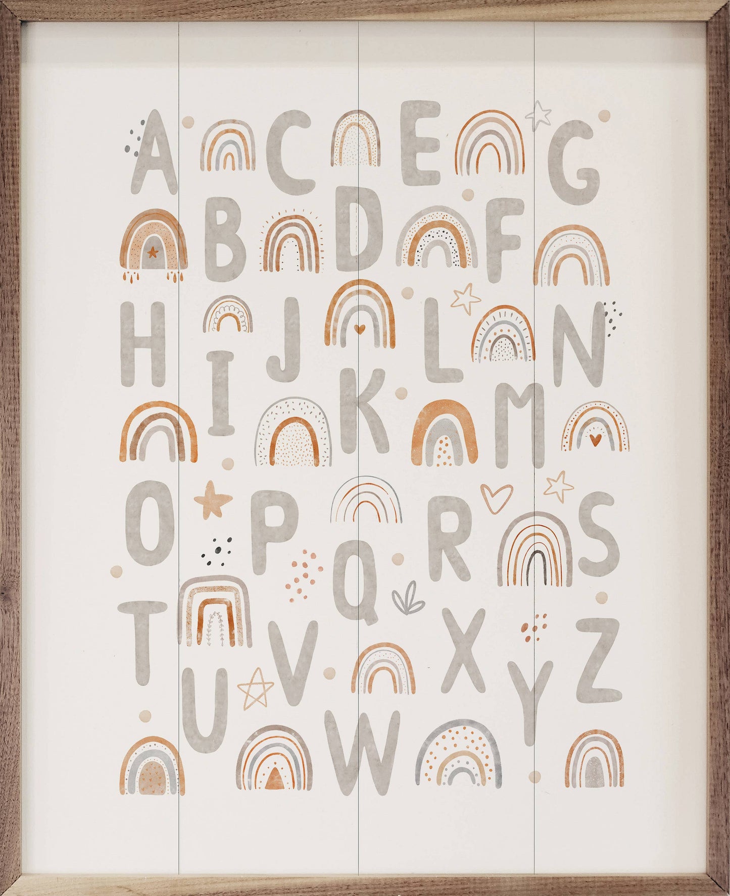 Boho Watercolor Alphabet By Allure Art
