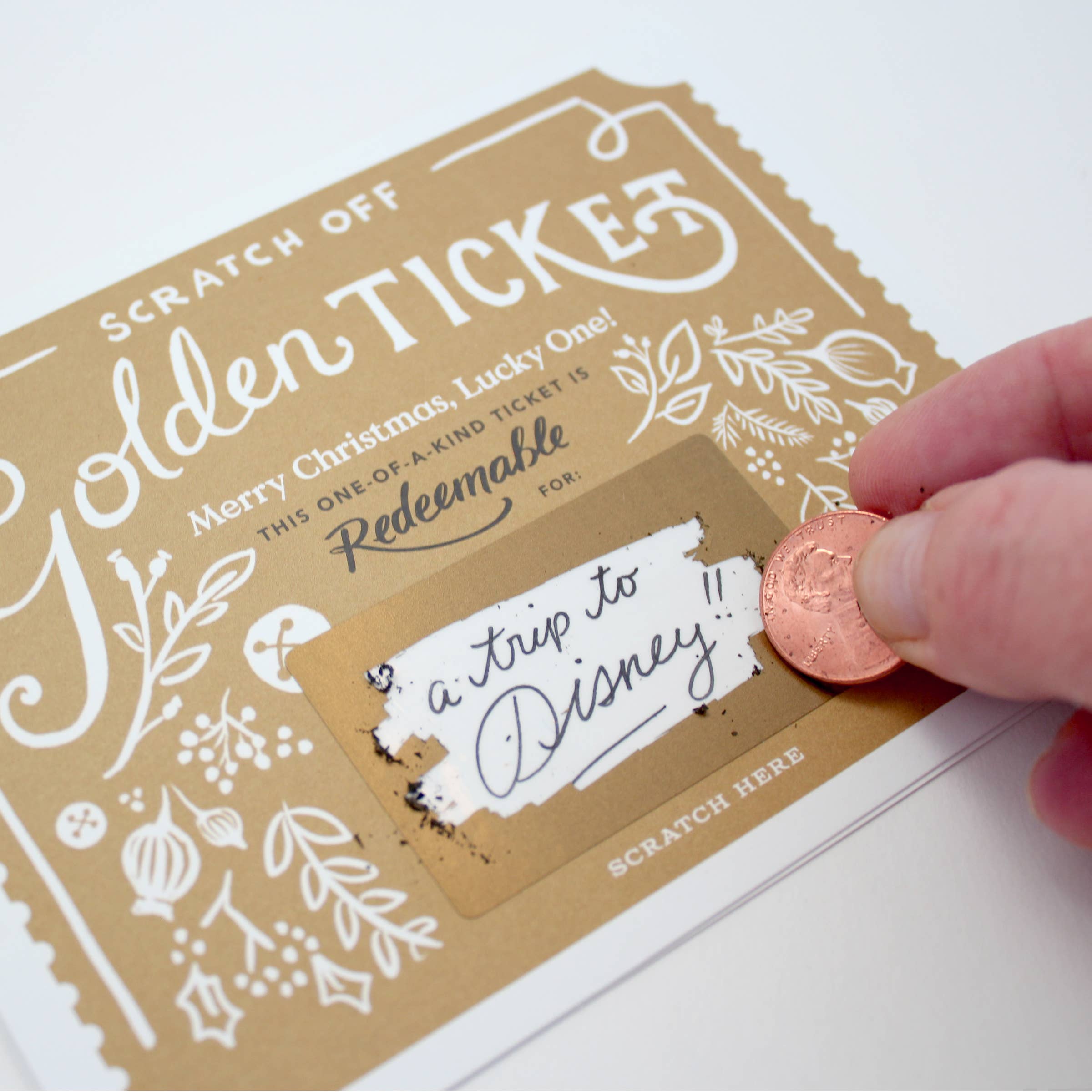 Scratch-off Card - Golden Ticket
