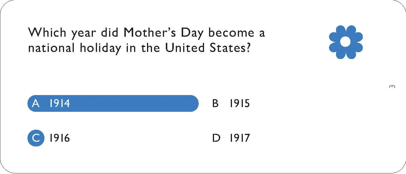 Mom Trivia Game Chronicle Books