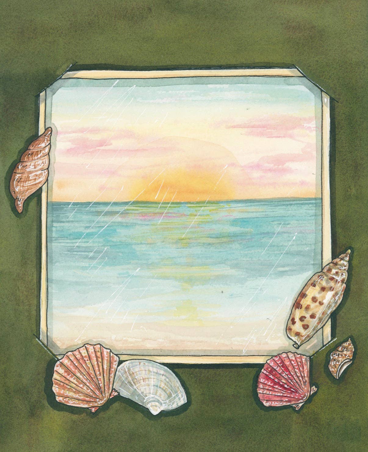 Beach Memories Fine Art Print artxnikki