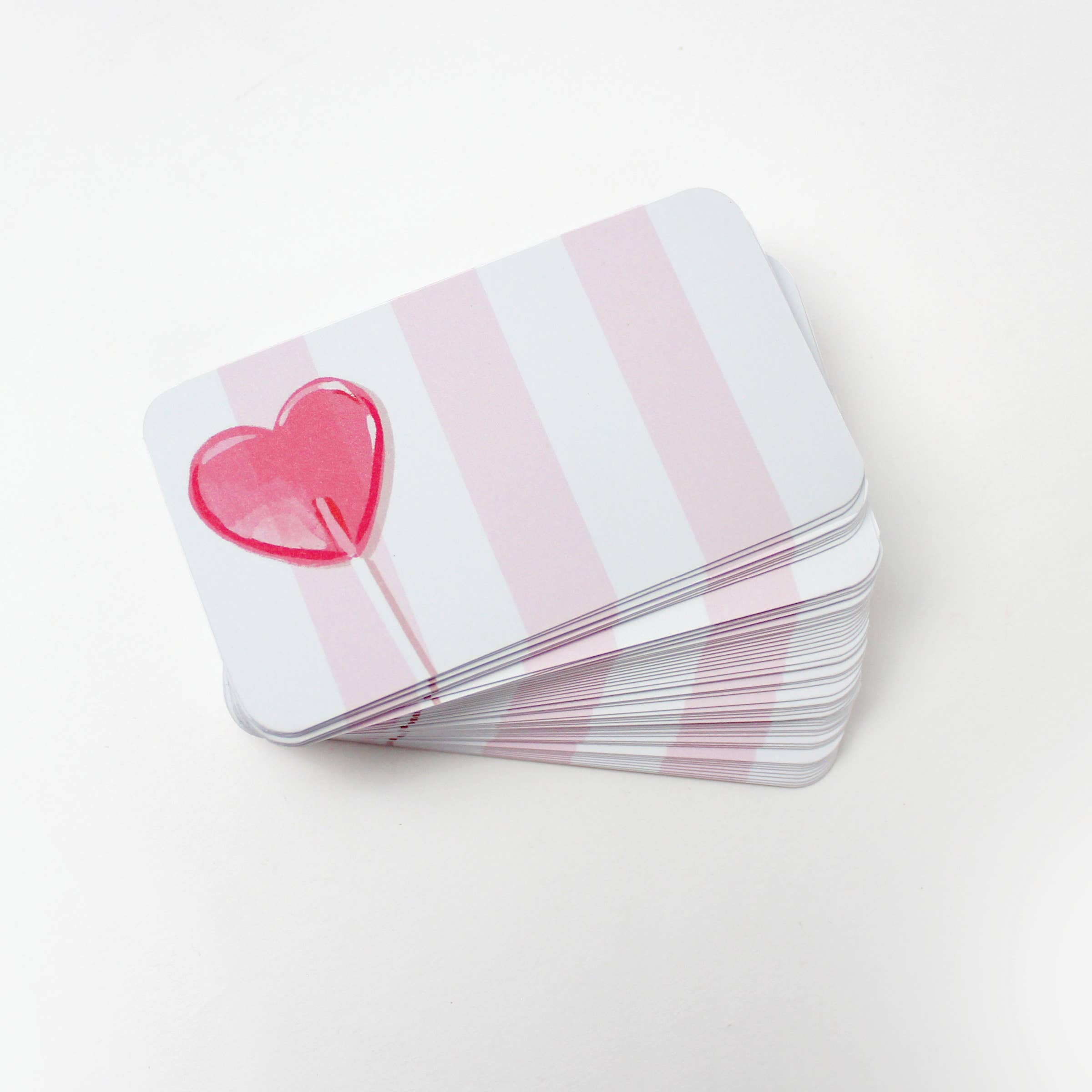 Heart Lollipop Pocket Notes