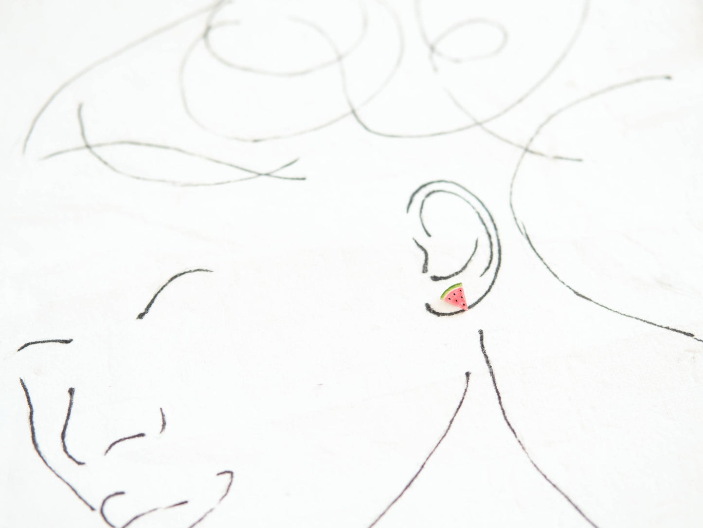 Mini Fruit Stud Earrings - Set of 5 Mix and Match