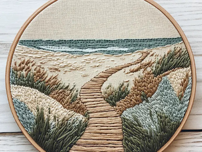 Boardwalk Darby & Windsor Embroidery Kit