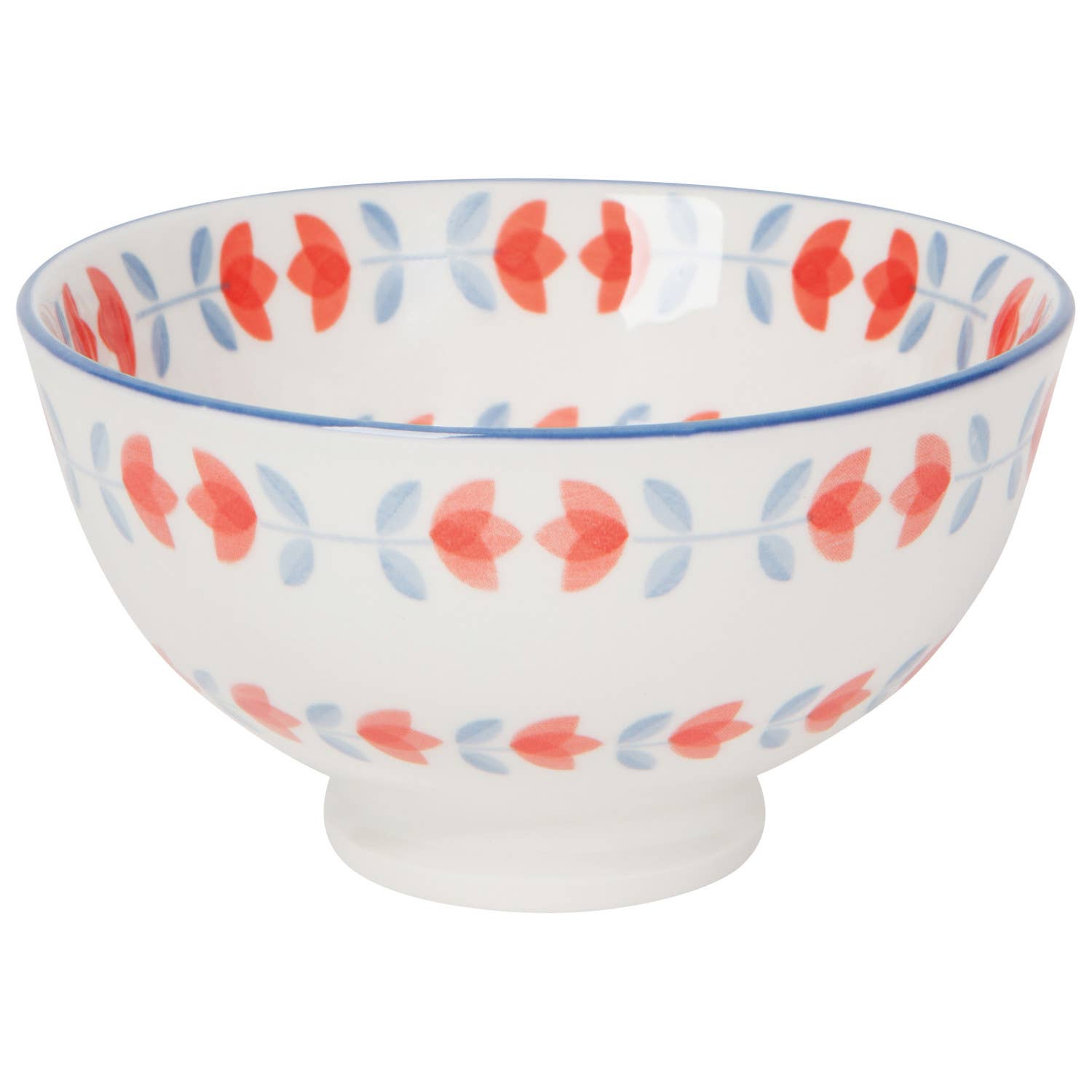 Now Designs Red Tulip Stamped Bowl 4 inch