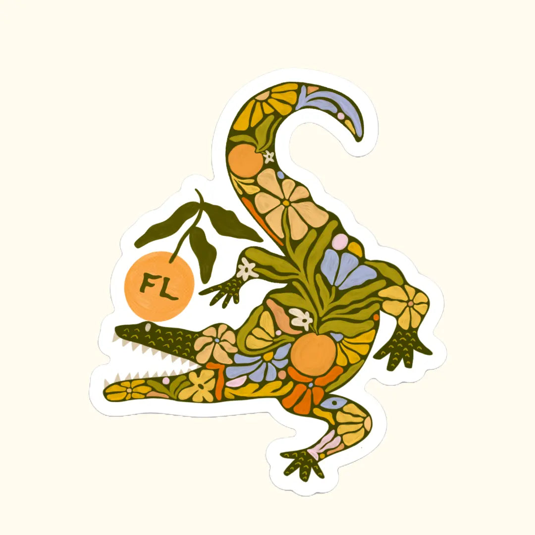 FL Gator - Vinyl Sticker The SoulShine Co.