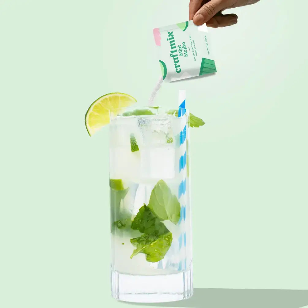 Mint Mojito Cocktail / Mocktail Mixer - 6 Servings Multipack Craftmix