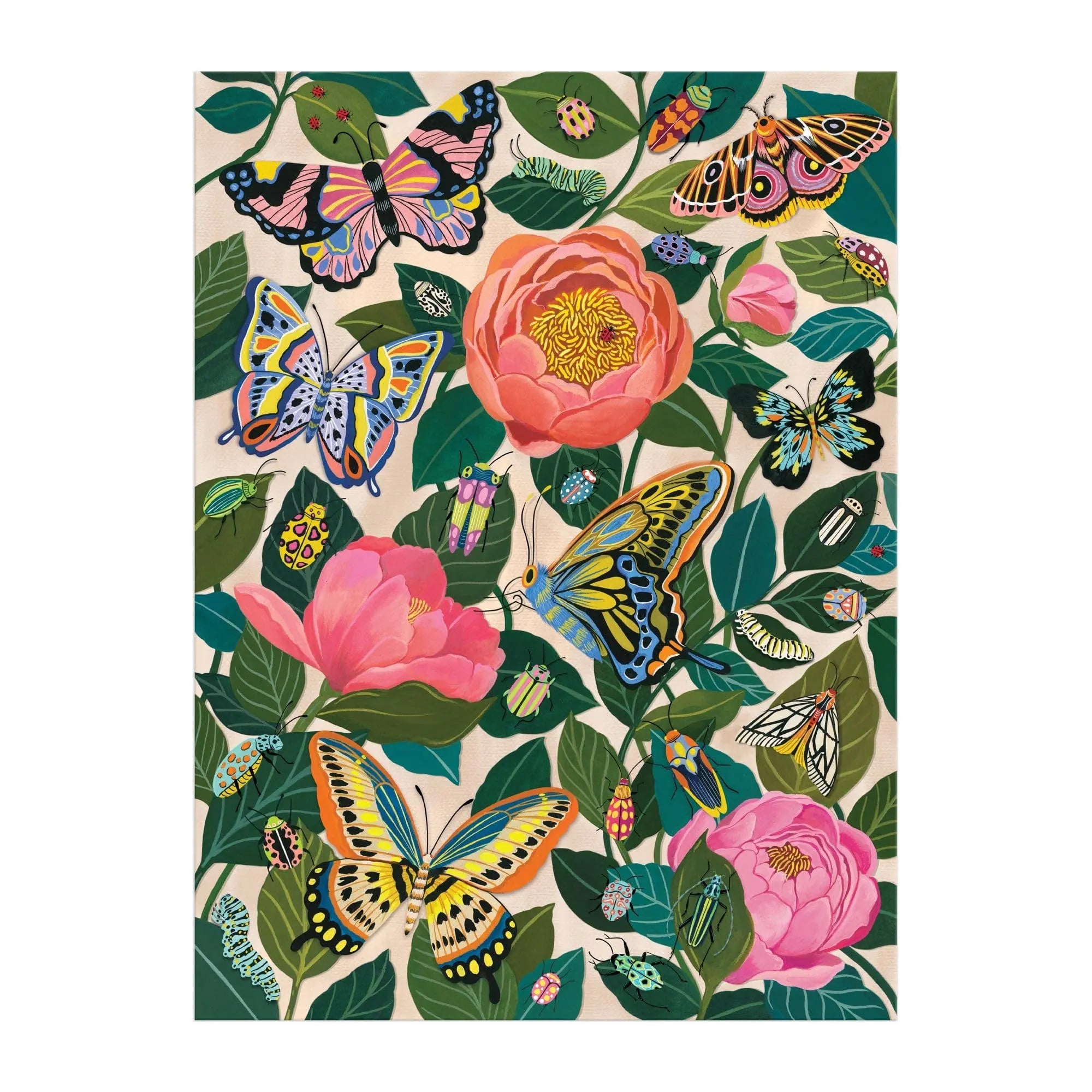 Between the Blooms 1000 Piece Foil Puzzle Chronicle Books