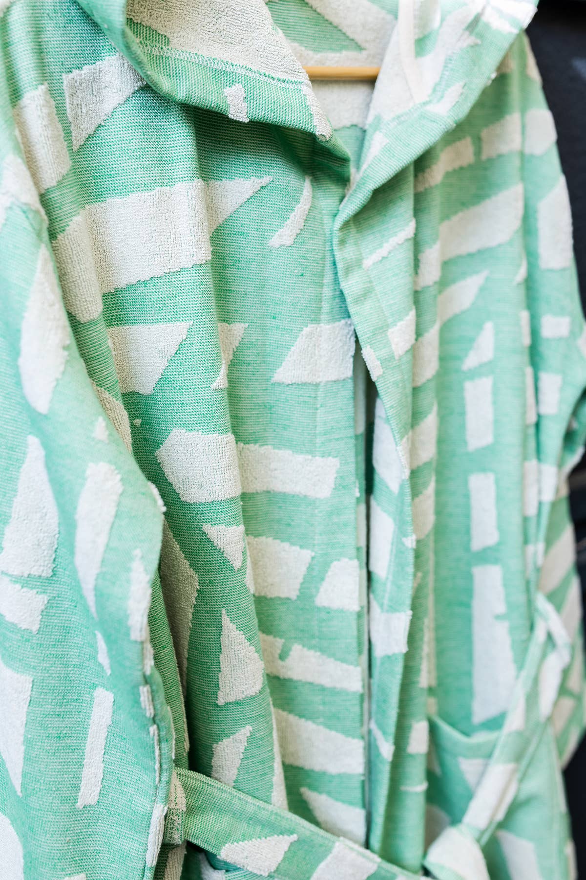 Raised Terry Bathrobe Turkish Cotton Light Weight Quick-dry